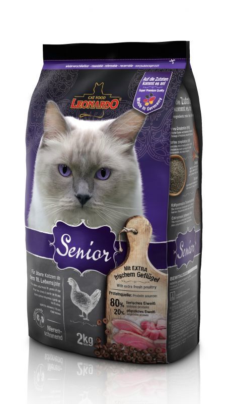 レオナルド 高齢猫用ドライフード　シニア 2kg
